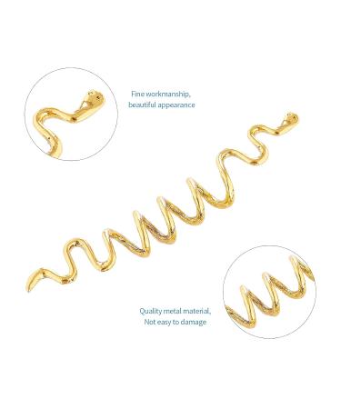 Gold Snake Hair Jewelry for Braids & Dreadlock Accessories - Pack of 6 | Women & Girls - Buy Online on GoSupps.com