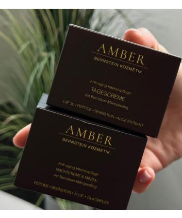 Anti-Ageing Intensive Care Night Cream & Mask with Amber Micro Scrub 50 ml - Buy Online on GoSupps.com