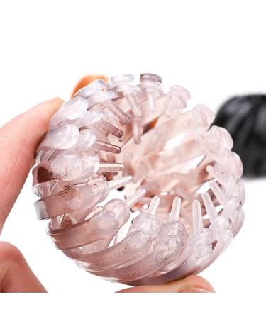 Vintage Bird Nest Hair Clips - 3 Piece Set | Geometric Ponytail Holders for Women | Expandable Hair Loops - International Shipping - Buy Online on GoSupps.com