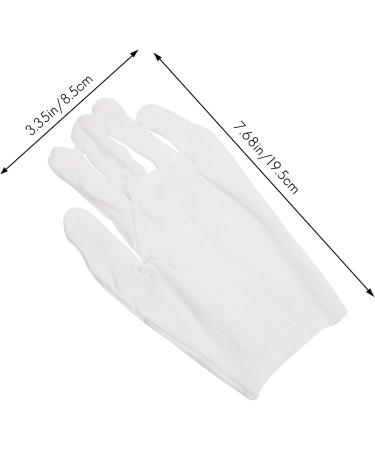 Bsowte 12 Pairs 100% Cotton White MOISTURISING Lining Glove Health Music Work - Buy Online on GoSupps.com