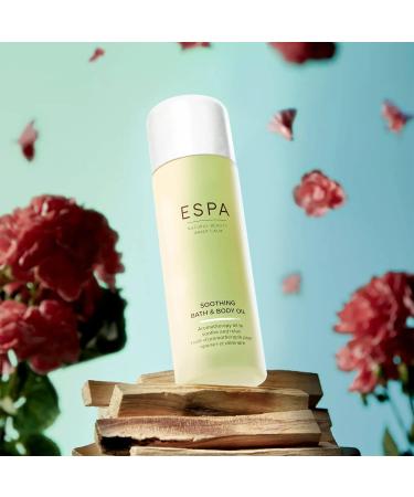 ESPA Soothing Bath and Body Oil 100ml - Myrrh Rose Geranium & Frankincense | Menopause-Friendly | International Shipping - Buy Online on GoSupps.com