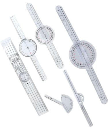 6PCS Medical Goniometer Set for Physical Therapists Home Use and Students Material Measures Joint Range of Motion Compact and Portable - Buy Online on GoSupps.com