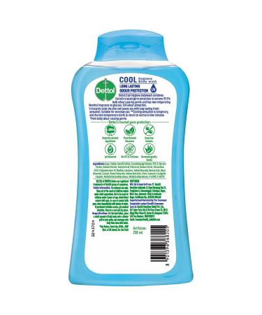Dettol Cool Body Wash & Shower Gel - 250ml - Buy Online on GoSupps.com