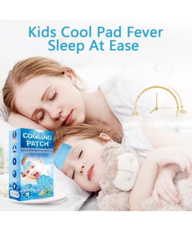 16 Sheets Baby Cool Pads for Kids - Fever & Pain Relief, Cooling Fever Reducer, Soothe Headache Pain - Pack of 16 - Buy Online on GoSupps.com