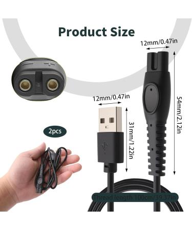 5V USB Cable Chargeur pour Philips One Blade QP2724 QP2720 QP2824 QP4530 QP4631 QP2734 MG7910 MG5910 MG9510 PQ888 PQ889 2400 One Blade Philipp 5V 1A USB Cable pour Rasoir Phillips 2 Pack - Buy Online on GoSupps.com