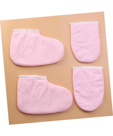2paires Mitaines De Paraffine ponge Avec Fermeture Pression Housses Isolantes Pour Bain De Cire Mains Et Lot - Buy Online on GoSupps.com