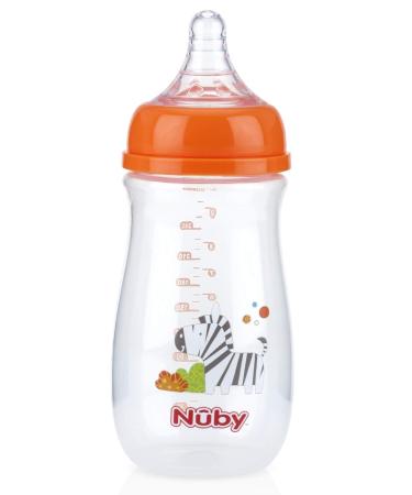 Nuby Tritan Wide Neck Non-Drip Bottles 9oz/270ml 3 Pack - Anti-Colic Air System - 3M - Buy Online on GoSupps.com