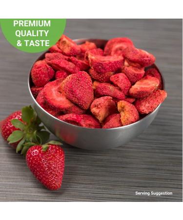 Nutristore Freeze Dried Strawberries | Healthy Snack and Emergency Survival Food | Amazing Taste & Quality | #10 Can | 25-Year Shelf Life - Buy Online on GoSupps.com