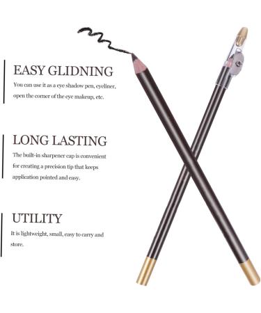 Crayons Sourcils Imperm ables 8 Pi ces Taille-crayon Int gr Maquillage Pour Sourcils Teint Profond Voyage - Buy Online on GoSupps.com