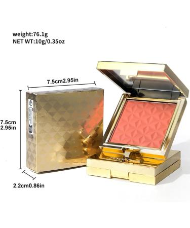  KARLOR Blush Powder Palette with Mirror Matte Blusher Peach Palette Pink Nude Blush for Cheek Natural Healthy Skin Tone 02# - Buy Online on GoSupps.com