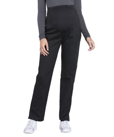 Cherokee Maternity Scrub Pants for Women Workwear Professionals Soft Stretch WW220 Large Black