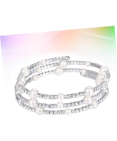 TENDYCOCO 2pcs Stretchy Bracelets Bangle Bracelets for Women Bracelet for Women Womens Bracelets Women Bracelets Jewelry Bracelets Stretch Bracelets for Women Crystals Bracelet Miss Diamond mediumx3pcs Silverx3pcs - Buy Online on GoSupps.com