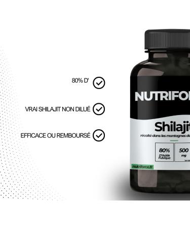  Nutriforce Himalayan Shilajit Capsules 60 Capsules 500 mg - Buy Online on GoSupps.com