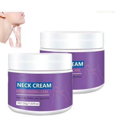 ERMOPATRY Neck Tightening Cream Neck Firming Cream Tightening Lifting Sagging Skin 30g Tighten and Lift Neck Cream Ulitra-Smoothing Anti-Aging Anti Wrinkle Moisturizing (2pcs)