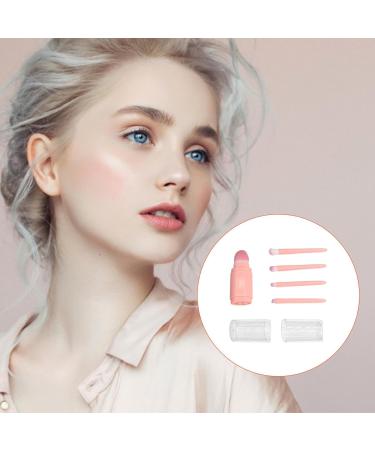 Travel Makeup Brushes Set - Multi-Tasker 5-in-1 Makeup Brush | All In 1 Cute Set Portable Face Cosmetic Brushes For Eyeshadow Eyebrow Eyeliner Blending Pink - Buy Online on GoSupps.com