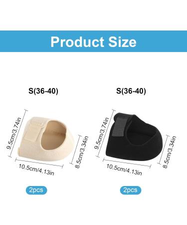 Heel Spur Inserts - 2 Pairs Gel Heel Cushions & Silicone Protectors for Pain Relief - Buy Online on GoSupps.com