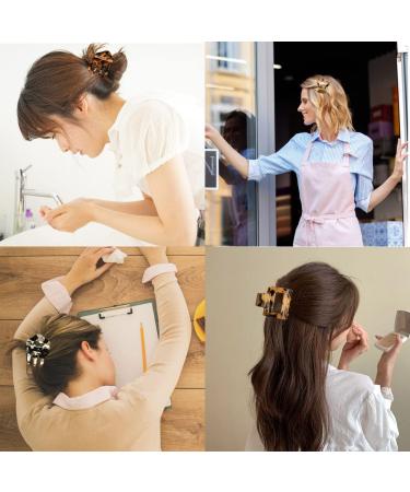 Youkimoda Strong Hold Hair Claw Clips - Set of 12 Mini Clips for Women and Girls | Ideal for Thin to Thick Hair | Large Hair Barrettes - Buy Online on GoSupps.com