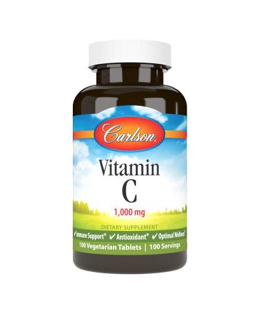 Carlson - Vitamin C 1,000 mg, 100 Count 100 Count (Pack of 1)