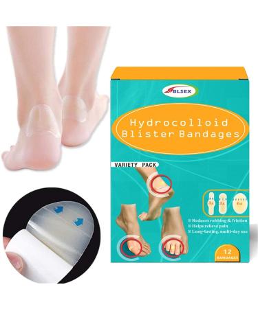 Hydrocolloid Blister Pads - Waterproof Bandages for Heels & Acne Prevention - Foot Care Cushions for Dry Skin Removal - One Size Fits All - Buy Online on GoSupps.com