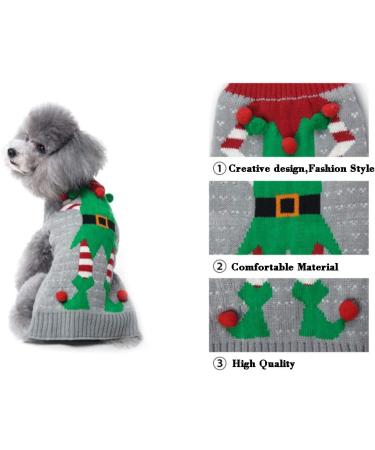 Buy Hrttsy Christmas Dog Sweater - Warm Holiday Pullover for Small & Large Pets | Perfect Winter Costume for Dogs & Cats - Buy Online on GoSupps.com