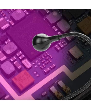 UV Glue Curing Light 3W LED Black Light USB Powered Mobile PCB Repair Tool with Clamp Nail Lamp - Buy Online on GoSupps.com