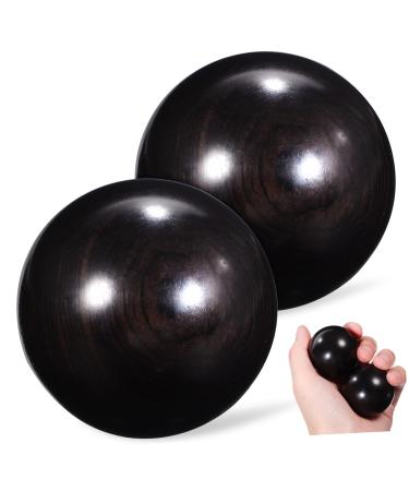 Ipetboom 2st massage device made of wood massage ball Baoding balls made of wood stressball wood carving tools Hand exercise balls Reusable wooden balls wooden balls massage ball rosewood