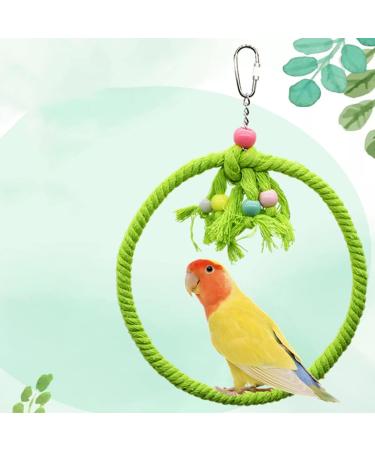 Congguan Bird Swing - Cotton Rope Ring for Budgies & Nymphicus | Bite-Resistant Hanging Toys - Buy Online on GoSupps.com