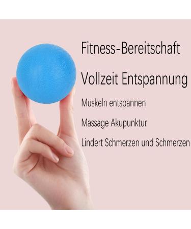 2 Piece Massage Ball Set - Fascia & Lacrosse Balls for Self-Massage Trigger Point Therapy Myofascial Relaxation for Back Legs Feet & Hands - Buy Online on GoSupps.com