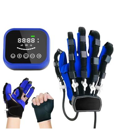 ZZBB Rehabilitation Training Gloves Stroke Hemiplegia Finger Wrist Training Equipment Finger Straightening Brace Guard Protector for Patients with Hand Dysfunction Left Medium