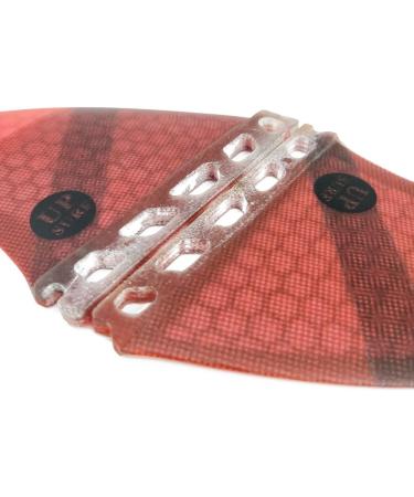 UPSURF Single Tab Medium G5 Tri Fin - Red | Surfboard Fin - Buy Online on GoSupps.com