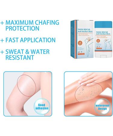 Anti Chafe Stick Anti Chafing Cream Anti Chafing Stick Glide Anti Chafing Stick Anti Chafe Balm Anti Friction Stick Waterproof Running Chafe Stick Thigh Anti Chafe Stick for Heel Lower Arm Thigh Legs - Buy Online on GoSupps.com