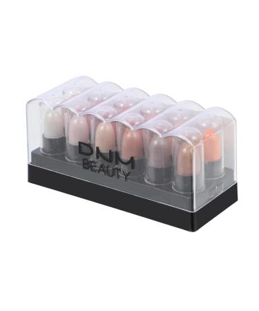 Beavorty 2 Boxes 12 Shadow Box Makeup Eyeshadow Eye Brightener Stick Beautiful Eyeshadow Pen Girl 1 count (Pack of 1) As Shownx2pcs