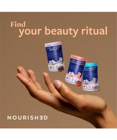 Upsa Nourished Collagen Skin Glow 30 Count for Firm & Elastic Skin - 30ct Natural - with Ovoderm Vitamin C Niacinamide & Zinc - Sugar-Free & Vegetarian - Buy Online on GoSupps.com