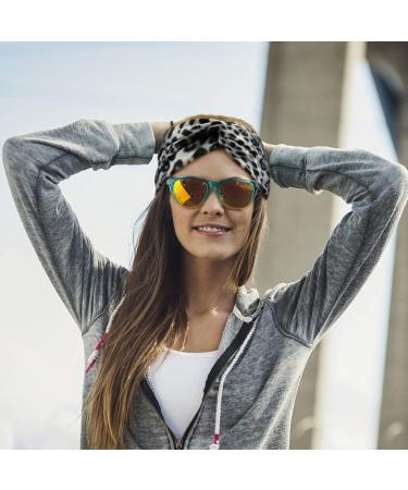 NODG Leopard Knot Headband Set - 4 Pieces Wide Turban Hairbands for Women - Buy Online on GoSupps.com