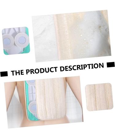MAGICLULU Bath Scrub Set Back Massage Mat & Loofah Cover for Ultimate Shower Experience | International Shipping Available - Buy Online on GoSupps.com