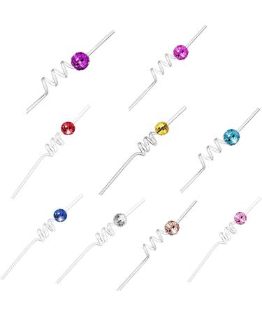 12 Pcs 70-S Discos Decorative Straws Mini Discos Ball Straws Retro Decorations For Dance Holiday Wedding Birthday Party Discos Ball Straws Party Decorations Wedding Party Supplies Birthday Reusable Sky Blue - Buy Online on GoSupps.com