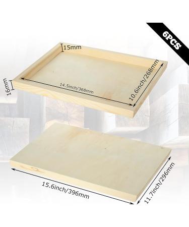 6PCS 12x16 Inch Wood Painting Panels - Craft Canvas Panel Boards for Arts & Crafts - Buy Online on GoSupps.com
