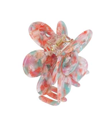 Fashionable Flower-Shaped Hair Clips for Women & Girls - Colorful Acetate Headgear - Buy Online on GoSupps.com