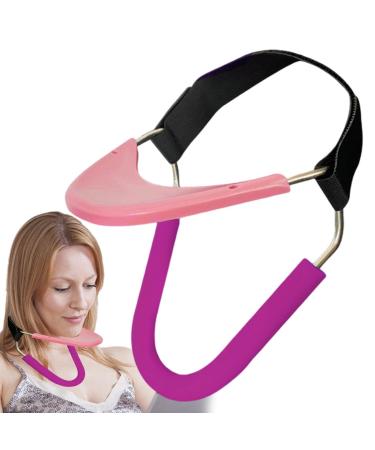 Anulely Halskrause |Collar extensor and posture correction - forward -based head posture neck collar neck support for workers and students Rosa