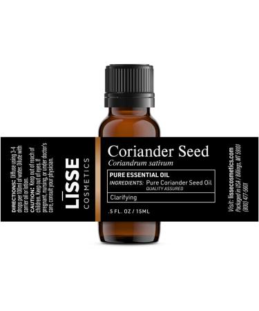 100% Pure Coriander Seed Essential Oil - Premium Quality Batch Tested & Verified - 0.5 Fl Oz for Aromatherapy & Wellness - Buy Online on GoSupps.com