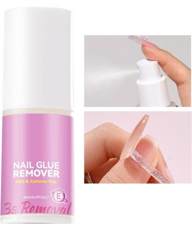  Tanxemery Nail Glue Remover | 20ml Sticky Gel Cleaning Spray Gentle Manicure and Pedicure Remover | For Beginners and Professionals Daily Use - Buy Online on GoSupps.com