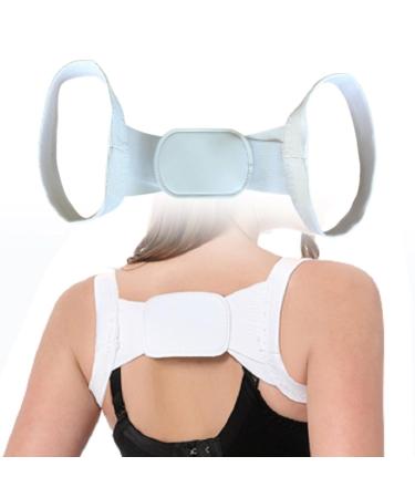 Posture Corrector Support 2 Colors Adjustable Back Brace Posture Corrector Wear-resistant Elasticity White - Buy Online on GoSupps.com