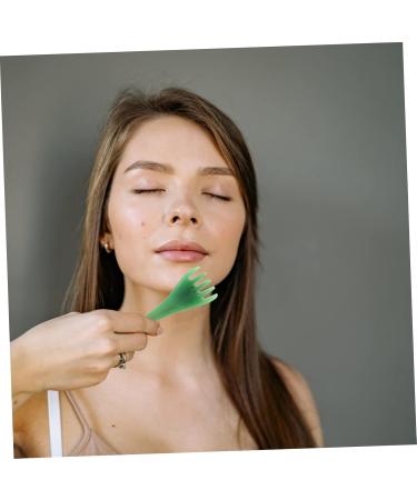 Frcolor 10 STK Hair Comb Massage Gear - Gray Curly Wing Electric Head Massager & Gua Sha Stone Comb for Women - Buy Online on GoSupps.com