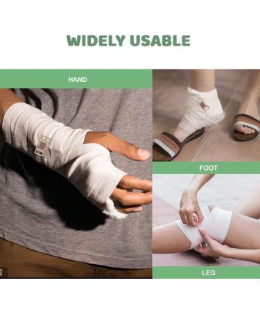 Elastic Bandage Clips - 100pcs Stretch Metal Clasps for Secure Bandage Fixing | Replaceable Wrap Fasteners - Buy Online on GoSupps.com