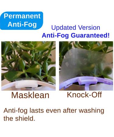 Buy 4 Boxes of Clear Transparent Sanitary Masks (20 Masks) - Anti-Fog Face Shields for Permanent Makeup & Catering - Reusable Spit Guards | International Shipping Available - Buy Online on GoSupps.com