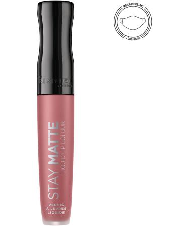 Rimmel Stay Matte Liquid Lip Colour 110 Blush 5.5ml - Long-Lasting Matte Finish - Buy Online on GoSupps.com
