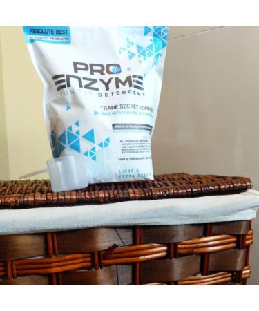 Pro-Enzyme Laundry Detergent Powder - Odor & Stain Destroyer - Professional Grade - 90 Loads - 3lb Pack - Buy Online on GoSupps.com
