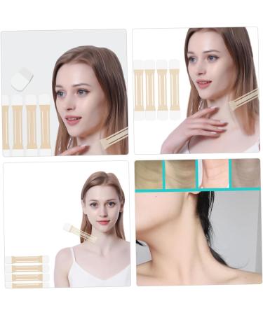 BIUDECO Neck Lifting Tape 4pcs Neck Lift Stickers Lifting Belt - Neck Tape Neck Care Tape Neck Sticker Swan Neck Invisible 20.5x4cm As Shown - Buy Online on GoSupps.com