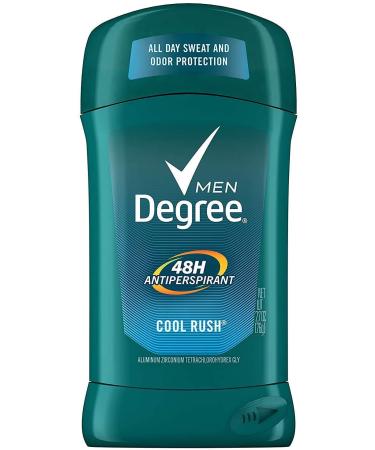 Degree Men Dry Protection Antiperspirant Cool Rush 2.7 Oz - Pack of 5 - Packaging May Vary - Buy Online on GoSupps.com