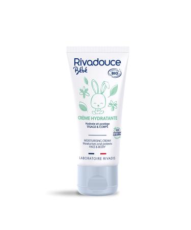 Rivadouce BIO - Cr me Hydratante B b Bio - 50ml - Hydrate Nourrit et Prot ge la peau de B b